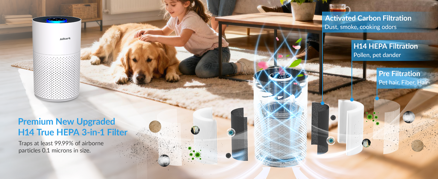 Air purifier for home