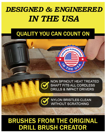 Designed &amp;amp; Engineered in the USA. Get your brushes from the original drillbrush creator / inventor