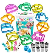 Sandwich Cutters for Kids - Great for Toddler Lunch Box and Containers - Bento Box Accessories an...