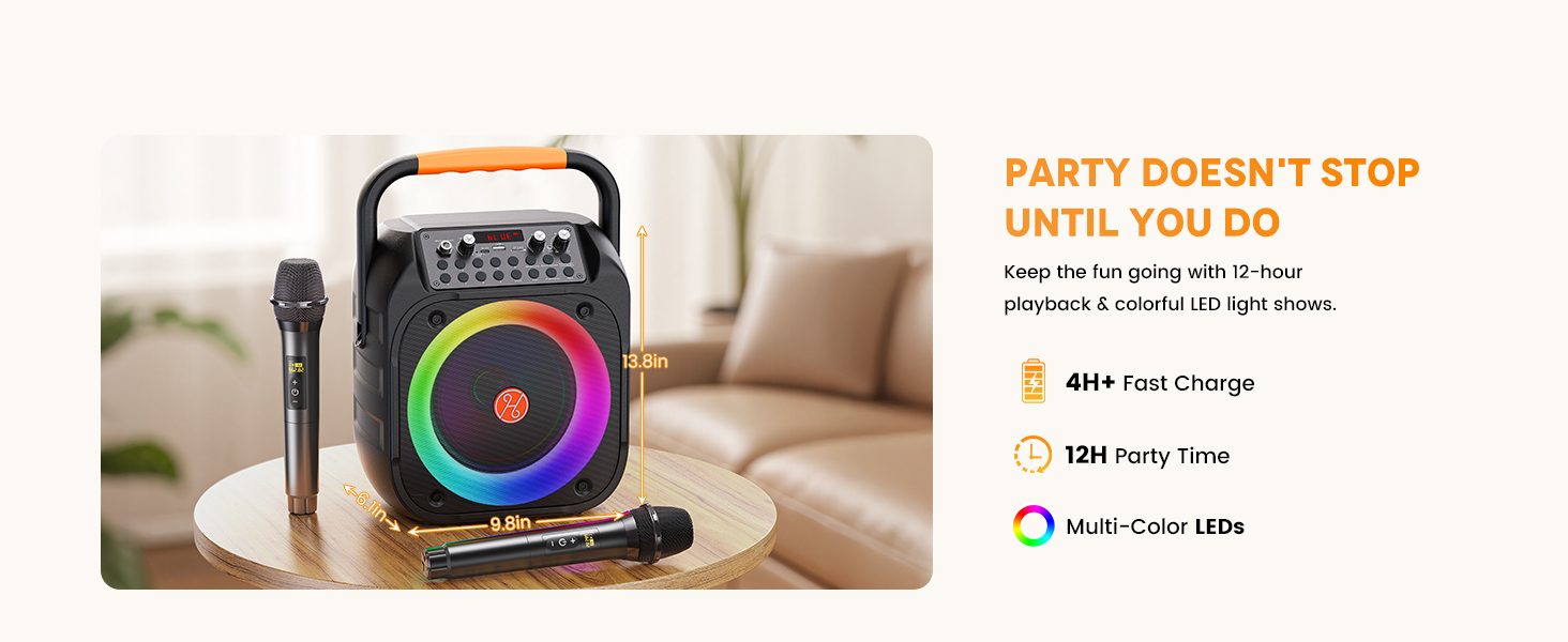Lightweight and compact, with an extended battery life of up to 12 hours.