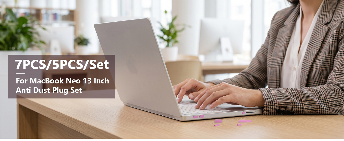 Anti Dust Plug Set for MacBook Neo