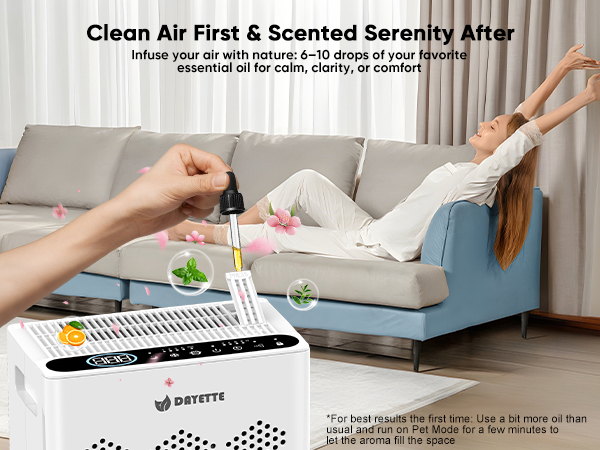air purifiers for home large room with aromatherapy