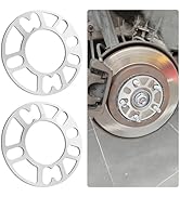 CXCCOI 2PCS 3mm Car Wheel Spacers,Hubcentric Wheel Spacers for PCD 98-120mm 4 or 5 Cam Lugs &amp; 4x1...