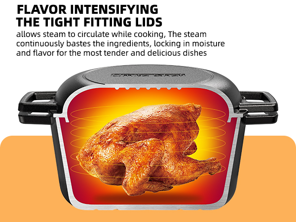 Dutch Oven Pot with Skillet Lid