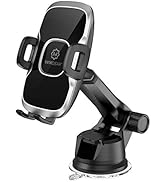 WixGear Phone Holder for Car, Universal Dashboard Windshield Phone Car Suction Cup Mount Holder f...