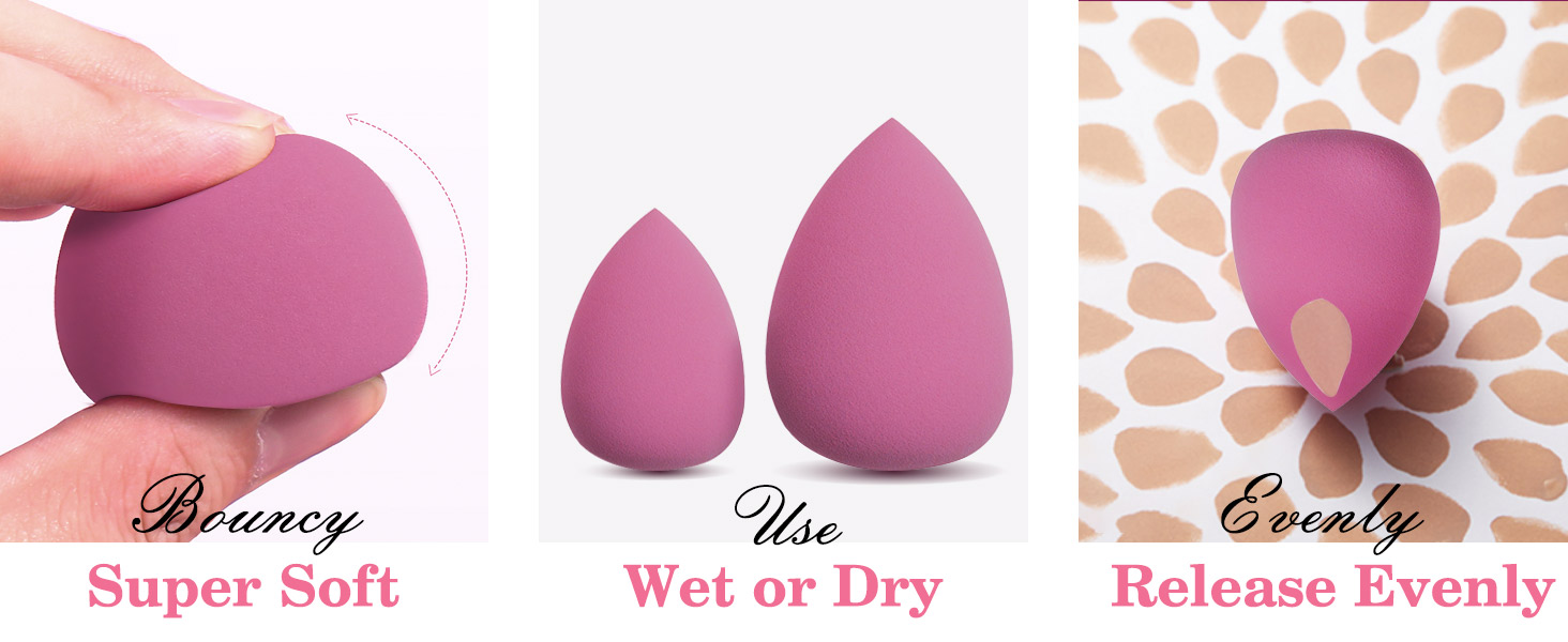 triangle powder puff