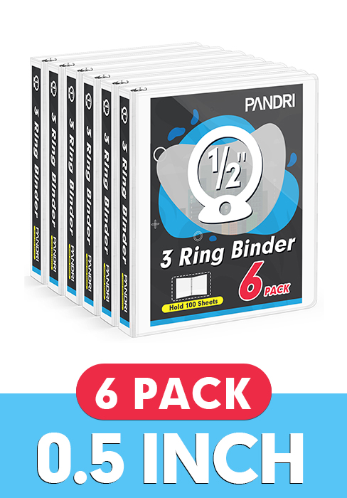 0.5 in round ring binder