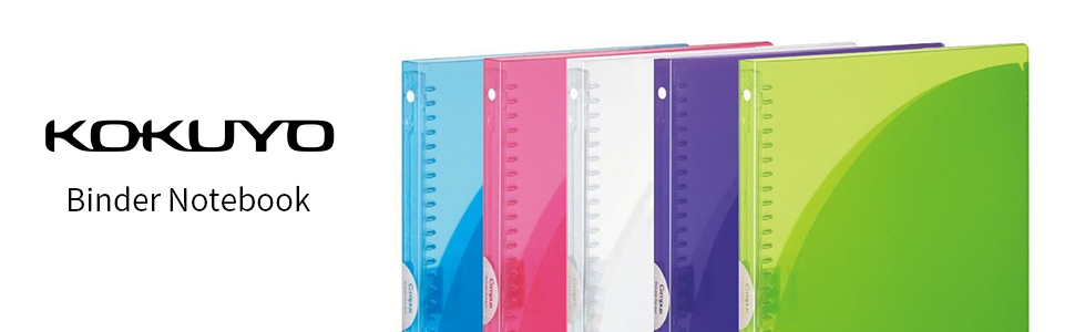 Kokuyo Campus Slide Binder, Adapt Slim, Double Pockets, A4