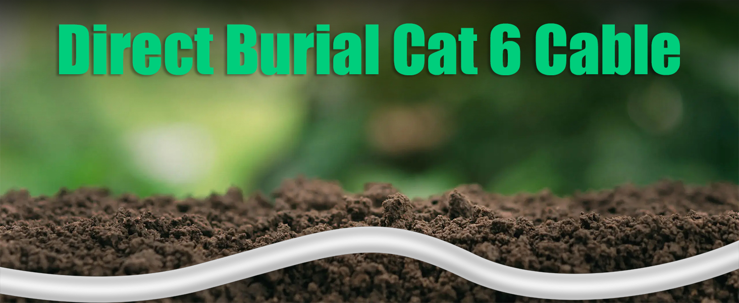 Cat 6 Direct Burial Ethernet Cable