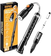 Gifts for Men, Multitool Pen with Pen Screwdriver, Magnet Pickup Tool and Flashlight Pen Combo fo...