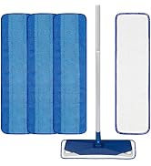 Ashsajkd Microfiber Cleaning Pad Mop Refill Pad - Compatible with Bona mops, Reusable Wet and Dry...