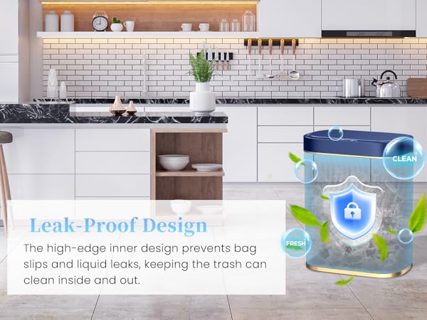 Bathroom Small Trash Can with Lid