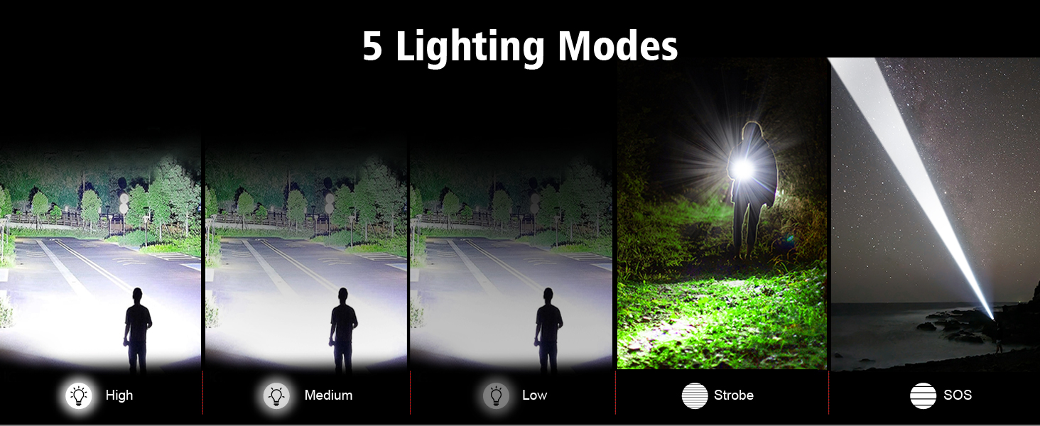 bright tactical flashlight