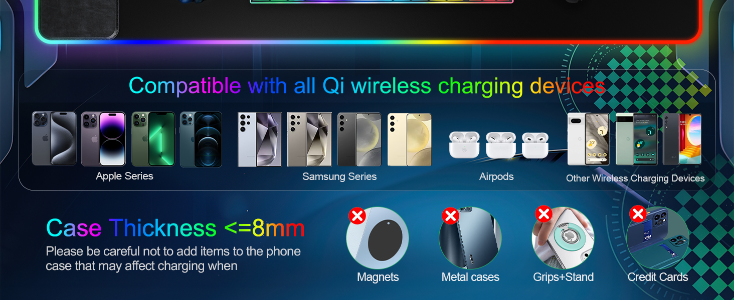 rgb mouse pad gaming