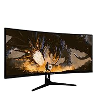 Arozzi Nova Curved 49 inch Gaming Monitor 165Hz QHD Black | Ultrawide QHD 1440p, Adaptive Sync, HDR1...