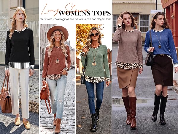 womens tunic tops
