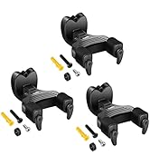 Donner Guitar Wall Mount Locking 3-Pack, Guitar Wall Hangers Auto Lock for Acoustic Electric Guit...