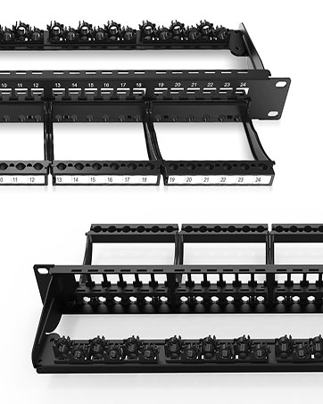 24port keystone patch panel