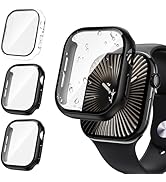 Tensea [3Pack for Apple Watch Screen Protector Case Series 10 46mm, iWatch Protective Face Cover,...