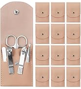 Manicure Set Bulk, Nail Clippers Kit Stainless Steel Fingernail Clippers Set, Sturdy Nail Tip Cut...