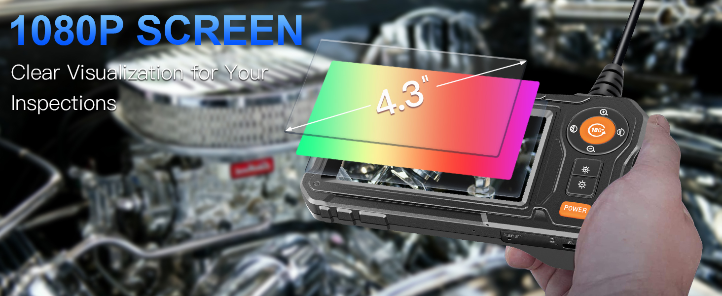 inspection camera with light