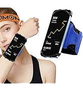 HLOMOM Running Phone Holder Wristband,Forearm Armbands 360° Rotatable &amp; Detachable Compatible wit...