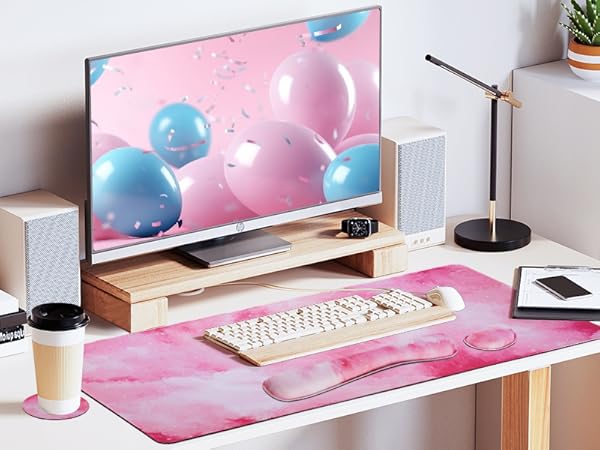 keyboard and mouse pad