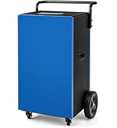 ARLIME 215 Pints Commercial Dehumidifier w/Drain Hose, Industrial Heavy Duty Dehumidifier w/ 24H ...