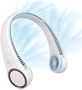 CIVPOWER Portable Neck Fan,Hands Free Bladeless Fan, Cooling Personal Fan,3 Speeds Adjustment,78 ...