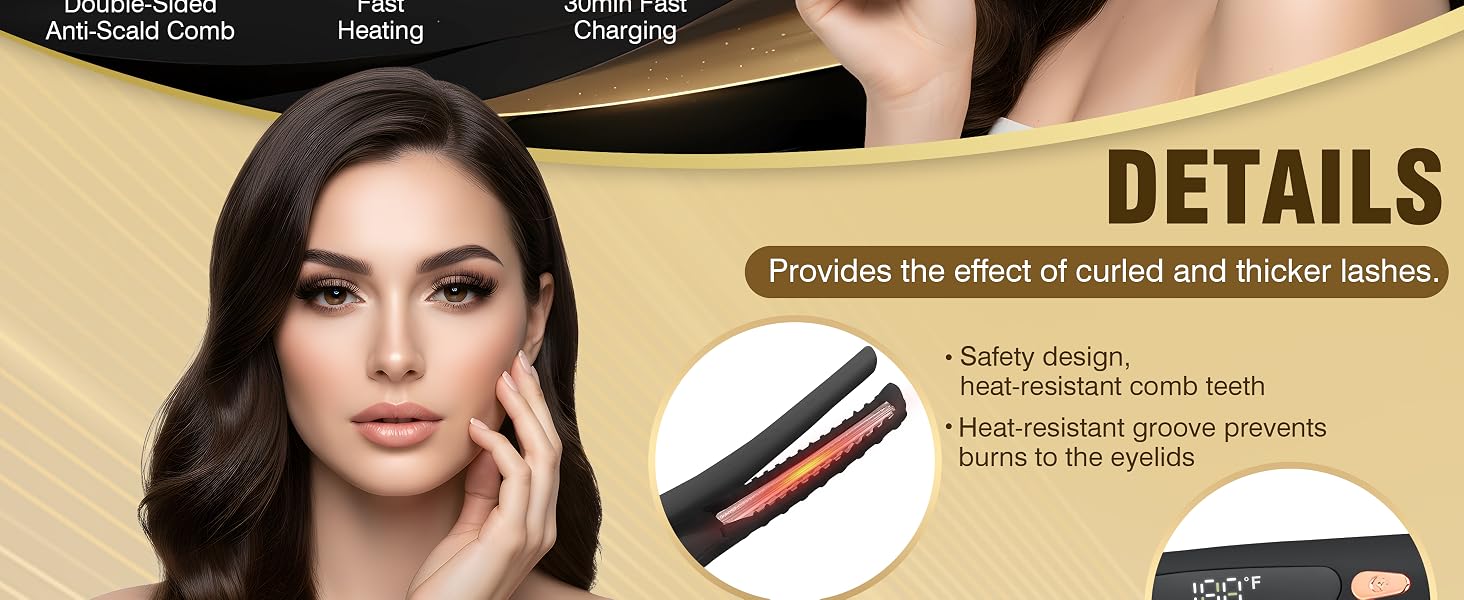 grande lash lift heated lash curler