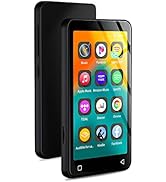 MP3 Player with Bluetooth and WiFi, 4" Full Touch Screen MP4 MP3 Player with Spotify, Android Str...