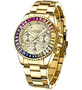 FANMIS Mens Luxury Wrist Watches Luminous Chronograph Analog Quartz Stainless Steel Fashion Water...