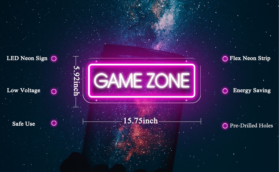 gamer neon sign