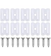 iNextStation Neon LED Accessories 10pcs led neon mounting Clips and 10pcs sxrews