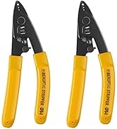 2 Pcs CFS-3 Fiber Optic Stripper 3 Port Hole Fiber Optic Stripping Tools with 6" handle - Hex Key...