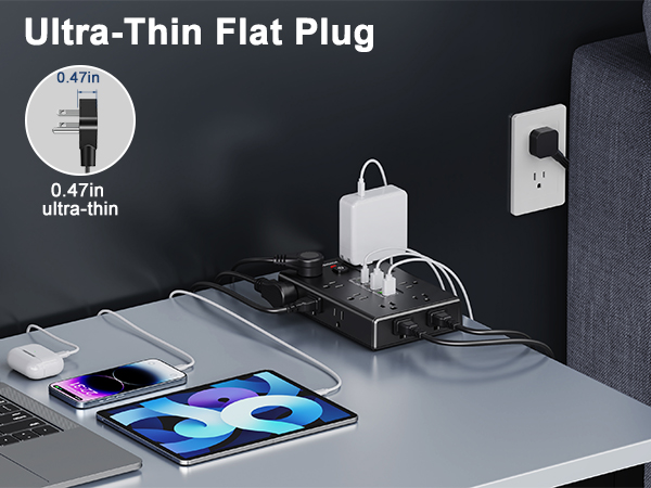 Ultra-Thin Flat Plug