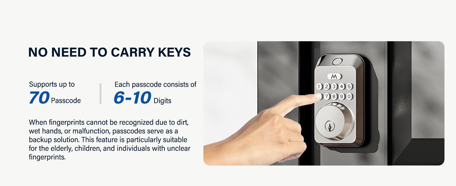 Keyless Entry Door Lock