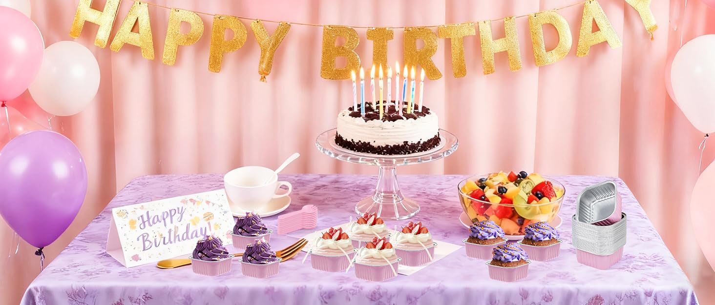 Mini Cake Pans with Lids Spoons