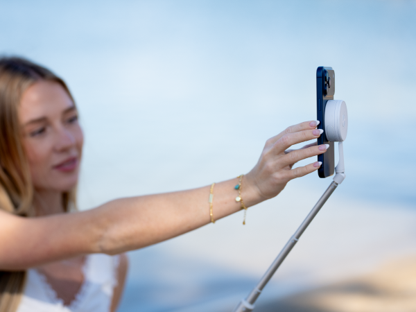 Phone tripod for makeup tutorials and desk recording