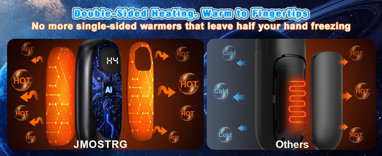 dual side hand warmers