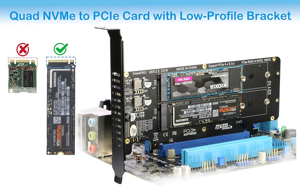 quad nvme adapter
