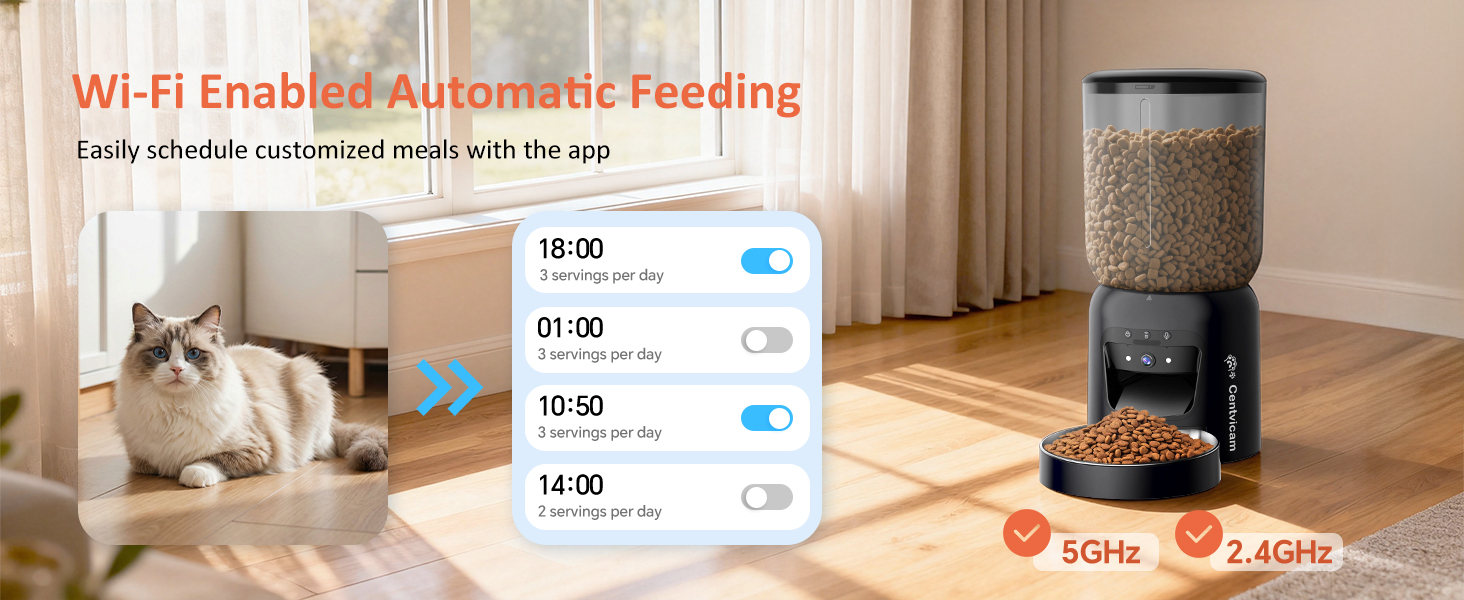 Wi-Fi Enabled Automatic Feeding