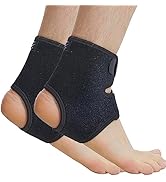 HiRui Ankle Support Brace Ankle Wraps for Men Women, Compression Ankle Brace Breathable Neoprene ...