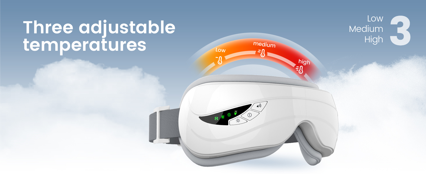 Eye massager with heat