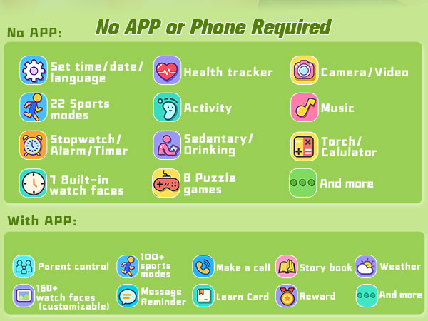 smart watch kids fitness tracker for kids watch for kids 6-8 smart watch for kids 8-12