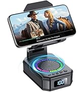 buwy Gifts for Men Women, Cell Phone Stand with Wireless Bluetooth Speaker and Colorful LED Light...