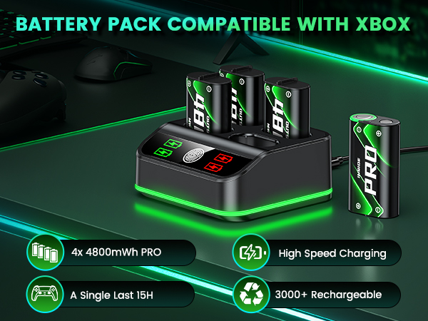 4800mWh Xbox Batteries