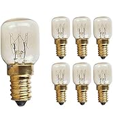 CTKcom 15W E14 Base 4173175 Oven Light Bulbs(6 Pack)- Microwave Light Bulbs 120V Heat Resistant B...