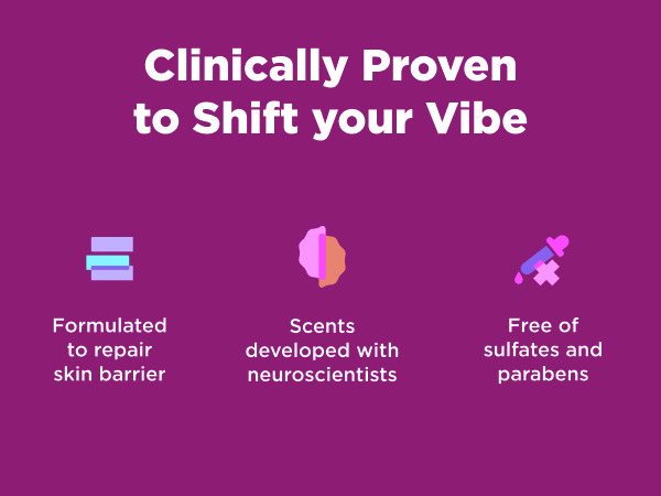 Clinically proven to shift your vibes