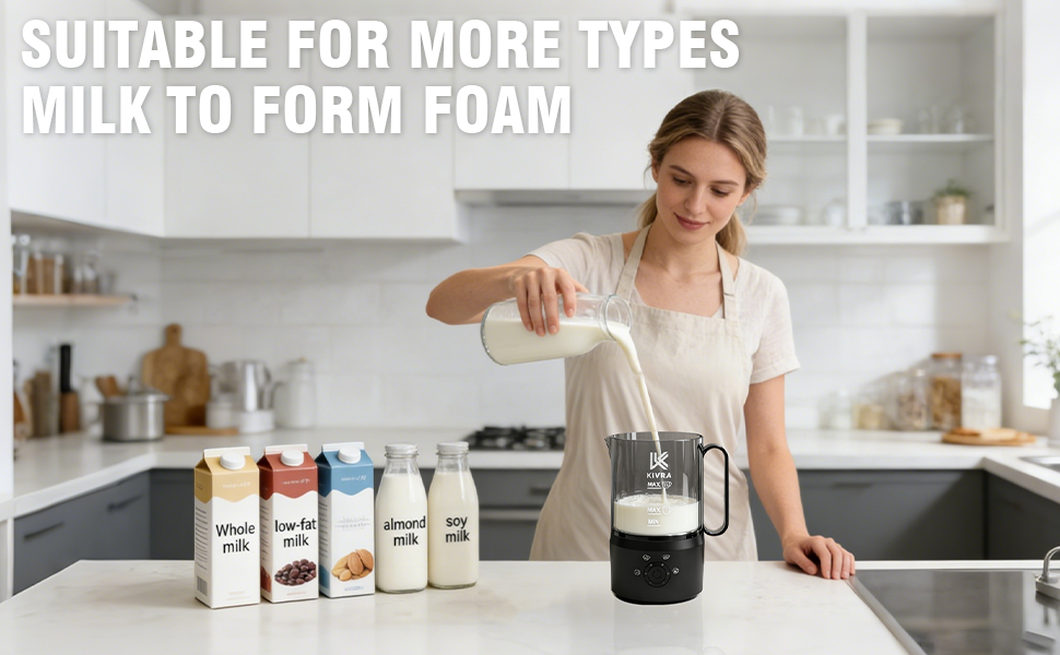 Milk frother and steamer